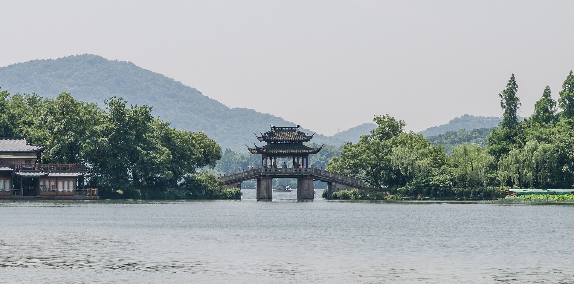 West Lake pavilion